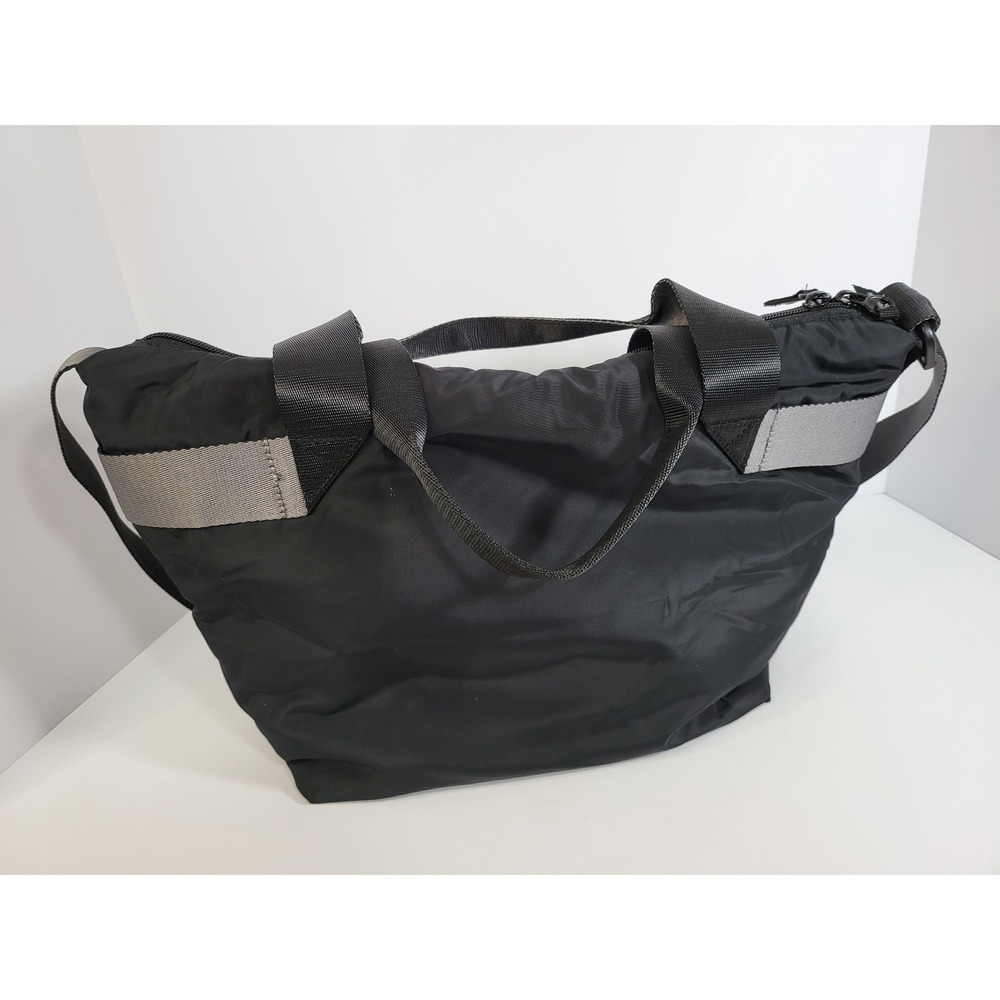 Adidas Originals Black Nylon Tote Bag Crossbody Puffer Shopper Tote Bag - Picture 3 of 8